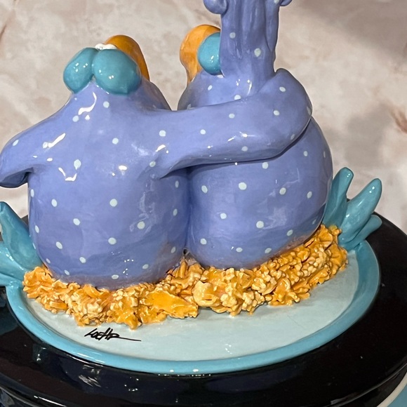 Studio Art Pottery Cookie Jar Signed Estate Chicken Rooster 12” Tall 9” Wide LG - Picture 13 of 13